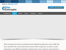 Tablet Screenshot of eliteconcepts.com